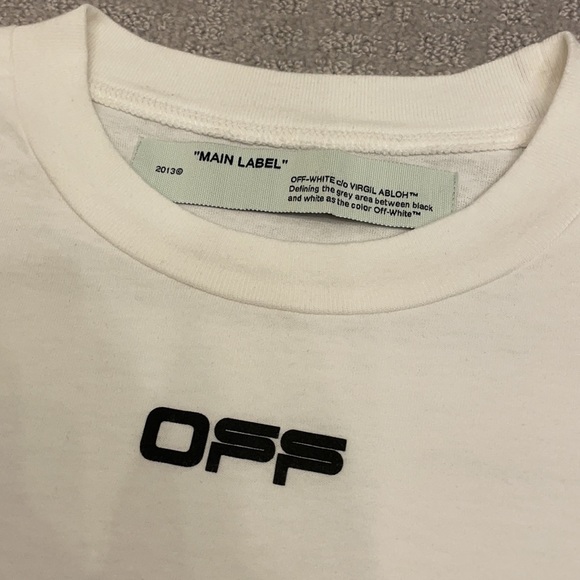 Men’s off white tshirt - Picture 3 of 5